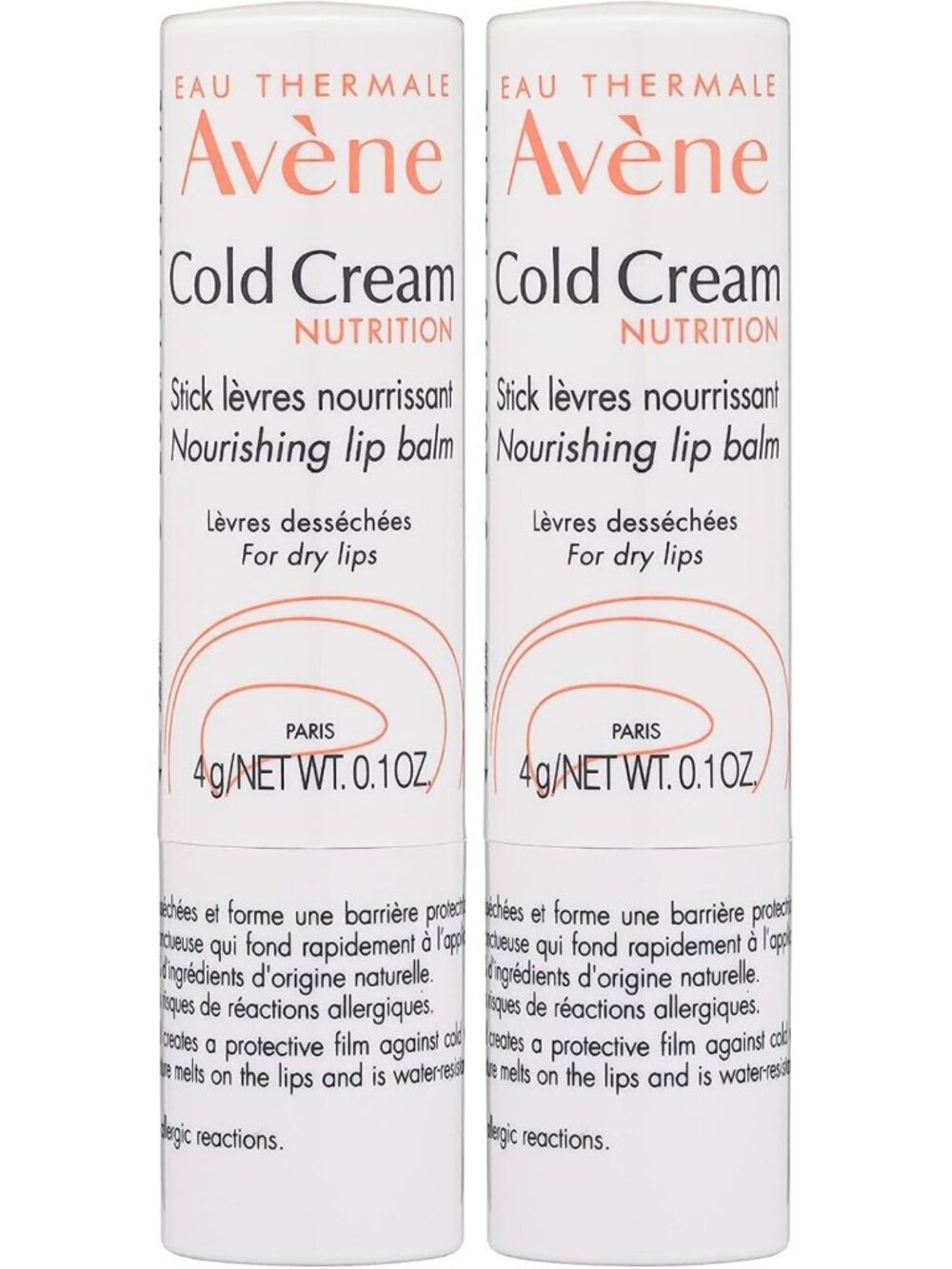 Nourishing Lip Balm Duo - Moisturizing Cold Cream for Soft, Hydrated Lips